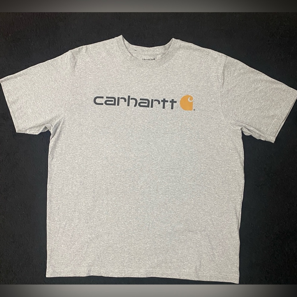 Carhartt Heather Gray Short Sleeve Tee, Size XL